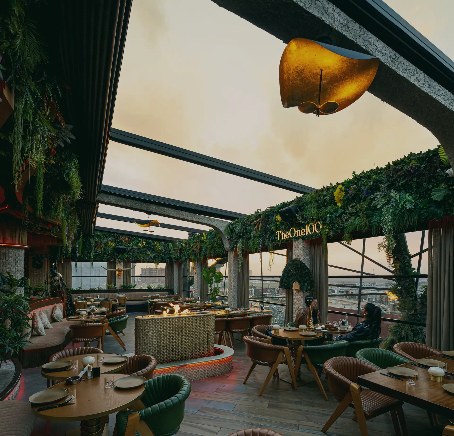 Morning on the rooftop